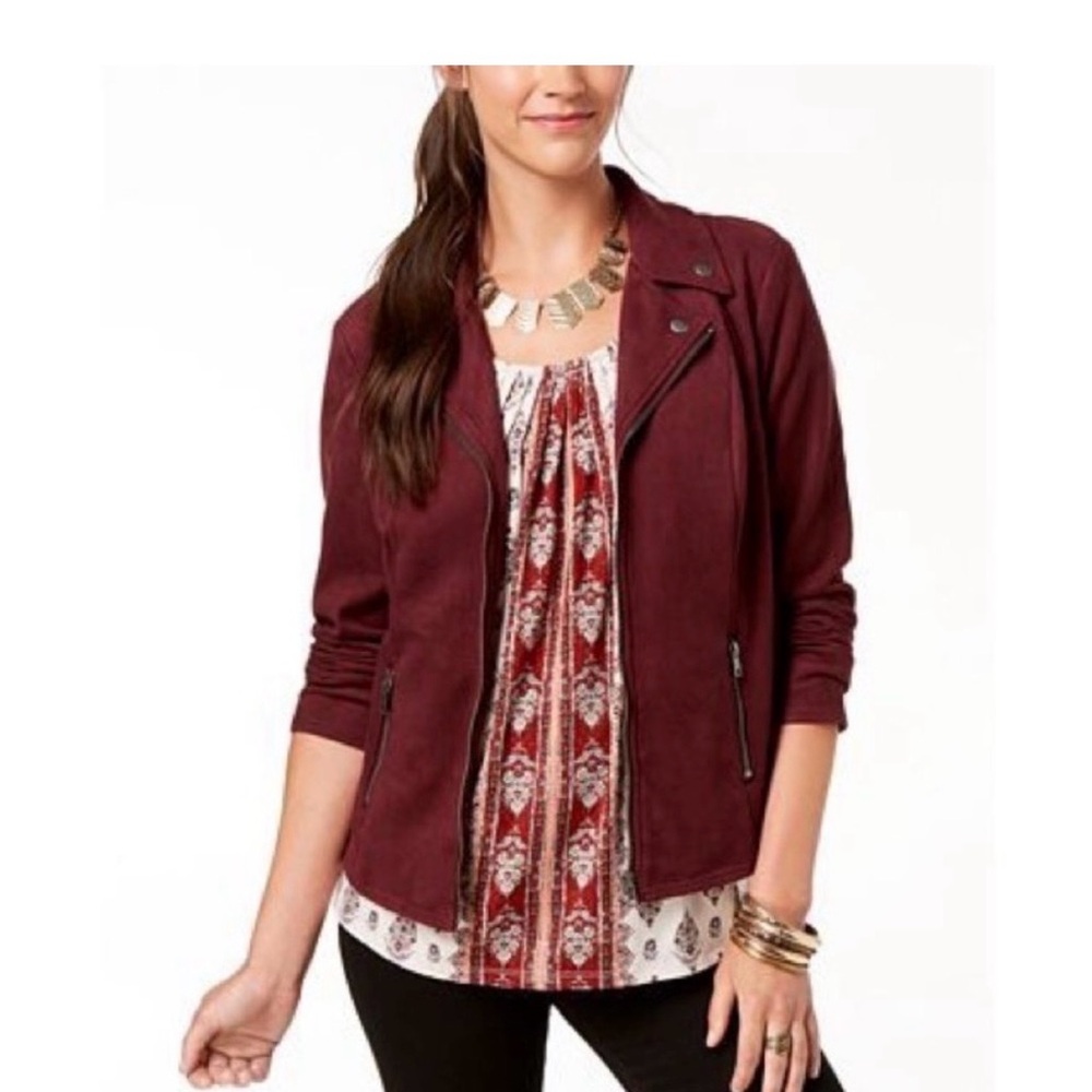 Style & Co. Faux Suede Jacket in Size XS